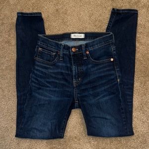 Madewell 9” Mid rise skinny Size 25